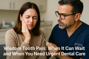 Wisdom Tooth Pain: When It Can Wait and When You Need Urgent Dental Care